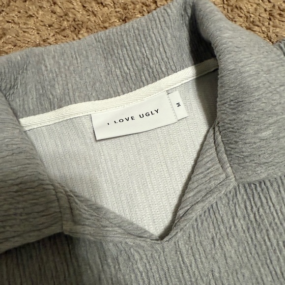 I Love Ugly Long sleeve Polo - Picture 2 of 4